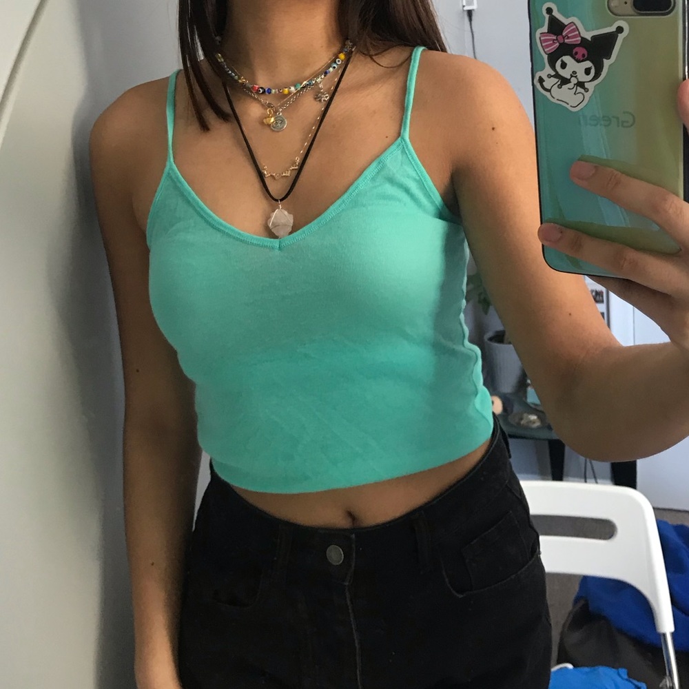 Wilfred Free Turquoise tank top